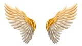 Vector illustration of a cartoon angel with wings and iconic car for professional designs