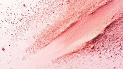 Poster - abstract pink powder texture background swirl design elegant soft rose makeup cosmetic pastel color 