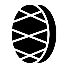 Fototapete - Barbecue Dinner Food Glyph Icon