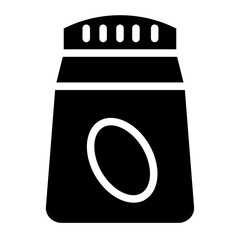 Fototapete - Box Dish Package Glyph Icon