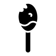 Poster - Drink Food Ice Glyph Icon
