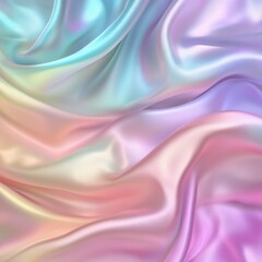 Poster - Flowing abstract colorful fabric. Textured cloth or drapery. Use for backgrounds, fashion, or decor