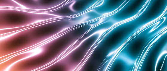 Poster - Vibrant abstract geometric textures digital art colorful background. Fluid motion abstract art digital creation colorful swirls artistic environment vibrant viewpoint.