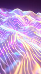 Poster - Vibrant abstract geometric textures digital art colorful background. Fluid motion abstract art digital creation colorful swirls artistic environment vibrant viewpoint.
