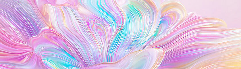 Poster - Vibrant abstract geometric textures digital art colorful background. Fluid motion abstract art digital creation colorful swirls artistic environment vibrant viewpoint.