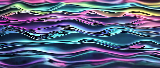 Poster - Vibrant abstract geometric textures digital art colorful background. Fluid motion abstract art digital creation colorful swirls artistic environment vibrant viewpoint.