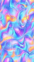 Poster - Vibrant abstract geometric textures digital art colorful background. Fluid motion abstract art digital creation colorful swirls artistic environment vibrant viewpoint.