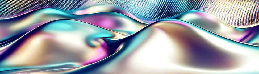 Poster - Vibrant abstract geometric textures digital art colorful background. Fluid motion abstract art digital creation colorful swirls artistic environment vibrant viewpoint.