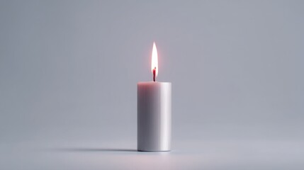 Poster - Candle symbolizing inside bar breakout concept with potential for market movement following a tight candle setup