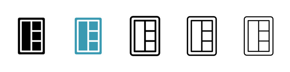 Poster - Food tray icon vector simple design