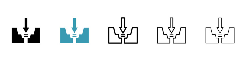 Poster - gap icon vector simple design