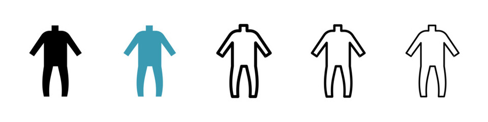 Poster - Wetsuit icon vector simple design
