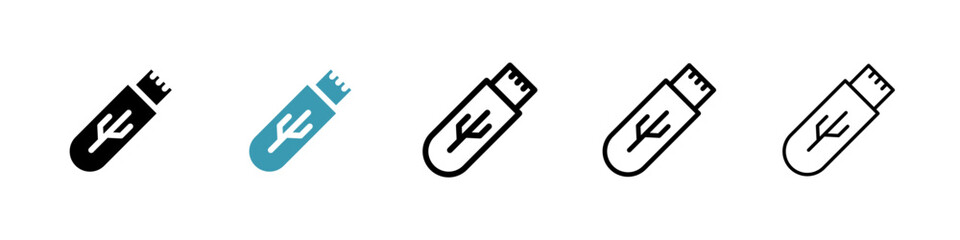 Poster - USB icon vector simple design