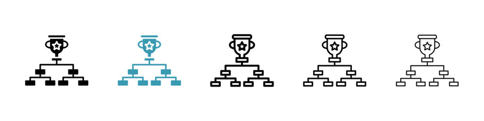 Poster - Tournament icon vector simple design