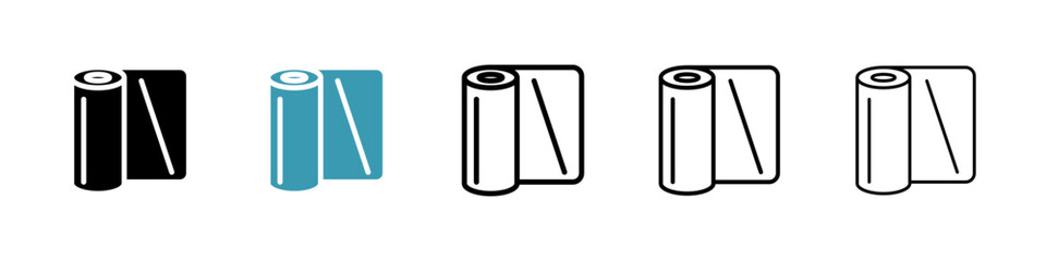 Poster - Construction film roll icon vector simple design