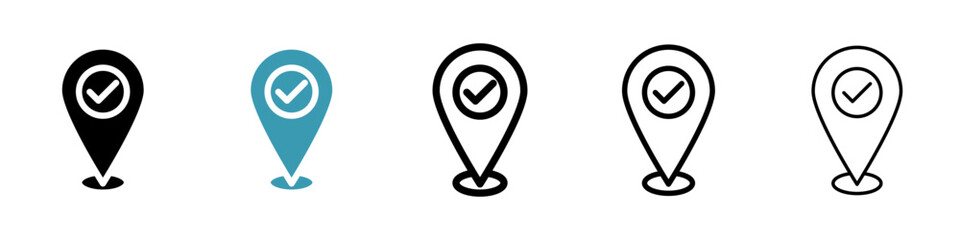 Poster - Checkpoint icon vector simple design