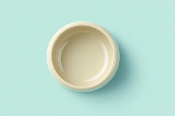 Poster - minimalistic top-down view of empty food podium designed for showcasing centered amidst 70 ample cop