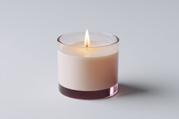 Poster - minimalistic juneteenth-themed image featuring symbolic elements like single-lit candle and african flag colors
