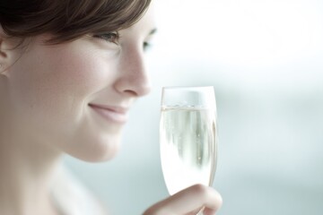 Poster - portrait of person of any race gender or age enjoying bachelorette party against blurred background