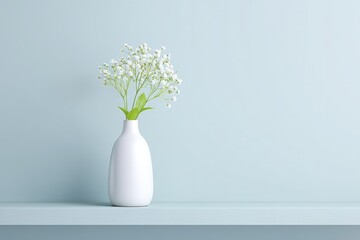 Poster - minimalistic interior decoration piece isolated on white featuring ample copy space for text overlay