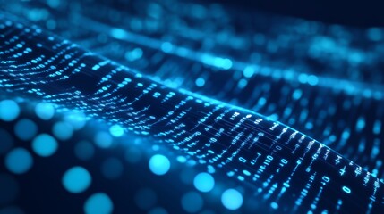 Poster - digital data visualization trends global technology infographic online environment futuristic big da