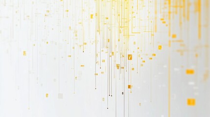 Poster - Dynamic digital flow abstract design animation modern environment abstract perspective digital transformation visualization