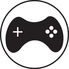 Poster - Video game console icon in flat style. Gaming controller concept. Gaming technology sign symbol illustration. Suitable for web page, mobile app and ui design isolated on transparent background.