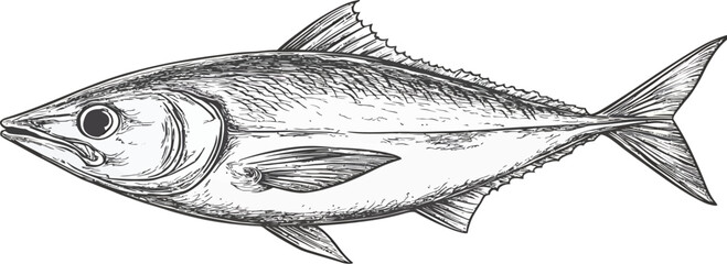 Fresh silver bream, an isolated animal, a healthy catch from the sea