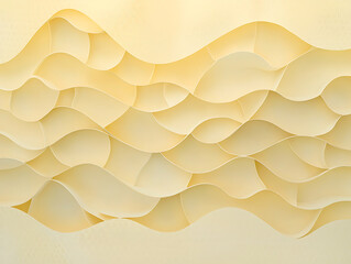 Poster - Artistic wave patterns abstract design paper texture minimalist. Elegant white floral wall art indoor gallery 3d texture display modern design close-up aesthetic appeal.