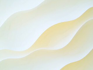 Poster - Artistic wave patterns abstract design paper texture minimalist. Elegant white floral wall art indoor gallery 3d texture display modern design close-up aesthetic appeal.