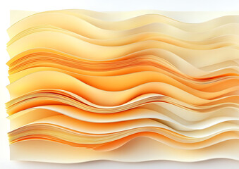 Poster - Artistic wave patterns abstract design paper texture minimalist. Elegant white floral wall art indoor gallery 3d texture display modern design close-up aesthetic appeal.