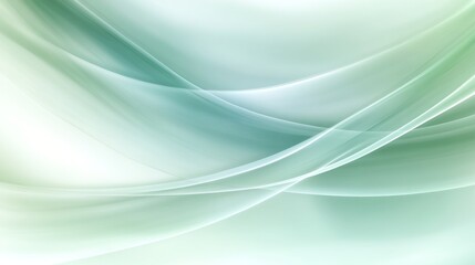 Poster - Delicate, flowing lines create a soft, pastel abstract design.