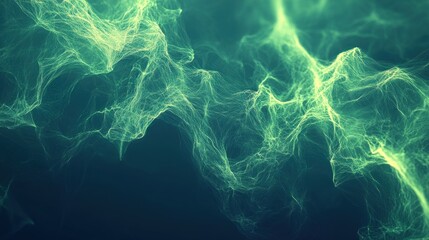 Poster - Abstract representation of vibrant, flowing, ethereal energy.