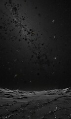 Wall Mural - vast, inky black canvas speckled with countless glittering stars , wonder, nocturnal