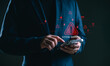 © Looker_Studio - Businessman using smartphone facing system warning and cyber attack alert, representing cybersecurity risk, hacking threat, data breach, information security, and digital protection concerns.