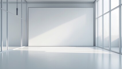 Poster - Modern Office with White Design