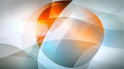 Aufkleber - Abstract Colorful Background with Smooth Shapes and Curved Lines
