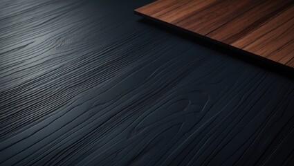 Poster - Texture of mahogany wood at an angle