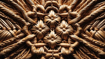 Poster - Decorative basket pattern ideal for background use