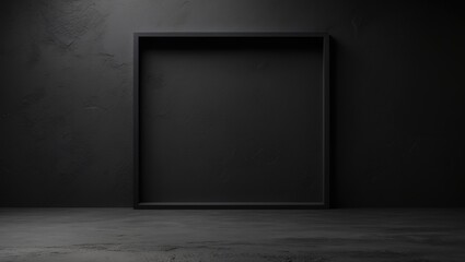 Poster - Background texture in black.