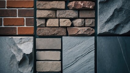 Poster - Material Featuring Natural Stone Texture