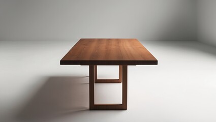 Aufkleber - Classic dark brown wooden table top - can serve for display or product arrangement