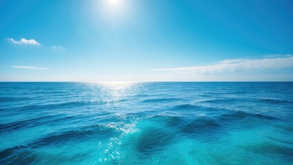 Poster - Clear blue waters and serene sky