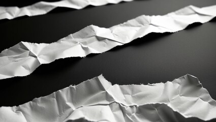 Poster - empty text space on a crumpled paper texture background
