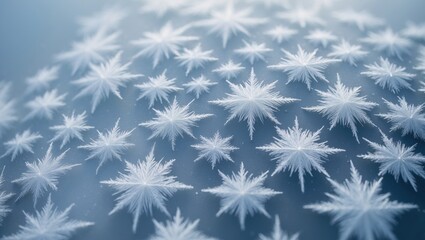 Poster - Icy crystal shapes twinkle with stunning clarity, revealing the beauty of frozen art