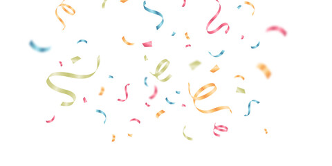 Wall Mural - colorful confetti background vector illustration for festival decoration.
