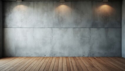 Aufkleber - Empty room featuring wall and floor interior backdrop