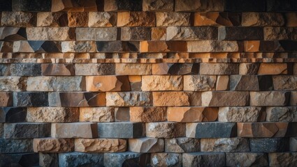 Poster - Rough Sandstone Wall: Texture and Background