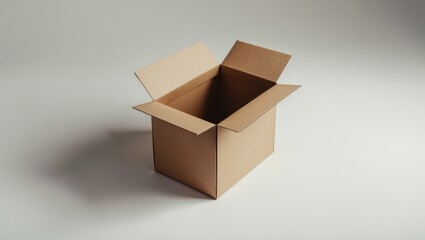 Aufkleber - Blank kraft paper container for packaging