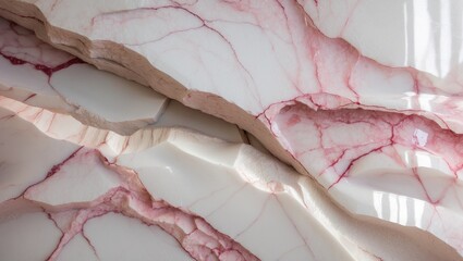 Poster - surface featuring pink marble stone